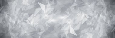 abstract background with white triangles. 3d illustration, vector