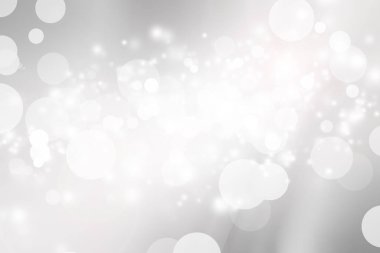 beyaz kar bulanıklığı soyut arka plan. Bokeh Noel bulanık güzel parlak Noel ışıkları