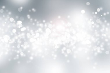 beyaz kar bulanıklığı soyut arka plan. Bokeh Noel bulanık güzel parlak Noel ışıkları