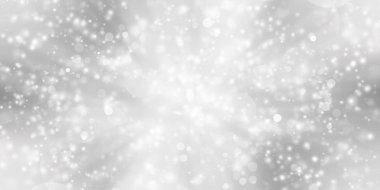beyaz kar bulanıklığı soyut arka plan. Bokeh Noel bulanık güzel parlak Noel ışıkları