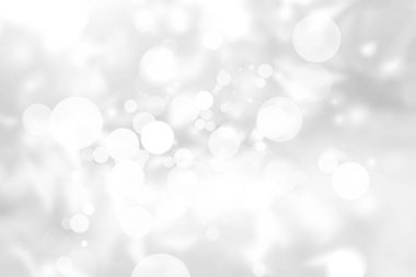 beyaz kar bulanıklığı soyut arka plan. Bokeh Noel bulanık güzel parlak Noel ışıkları