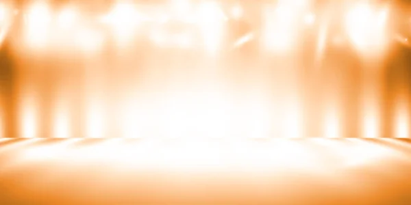 Перспективный Пол Фон Светлый Оранжевый Номер Студии Легким Красным Градиентом — стоковое фото