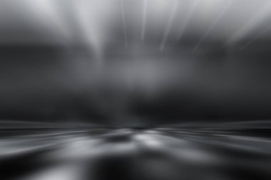 perspektif kat zemin siyah Oda'ya studio gri gradyan ile Spot arka plan görüntüsü için zemin ürün veya sanat 