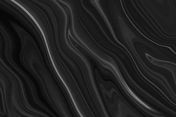 Black Marble Texture Abstract Background Rendering Illustration — 图库照片