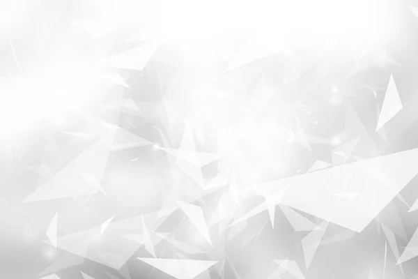 Abstract Background White Triangles Illustration Vector — Stockfoto