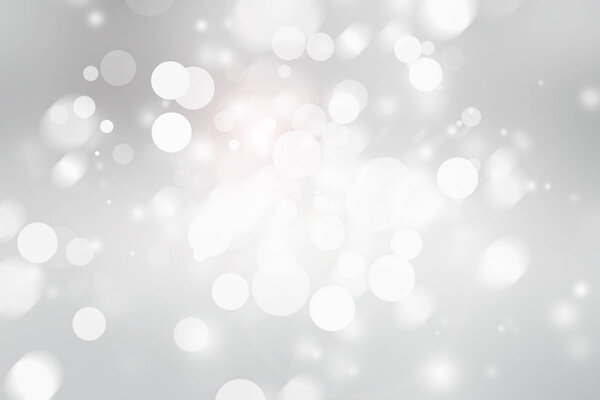 white blur abstract background. bokeh christmas blurred beautiful shiny Christmas lights