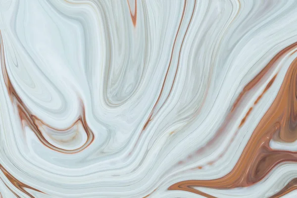 Marble Background Golden Ink Texture Fluid Painting — ストック写真
