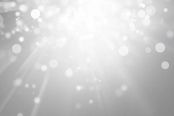 White Gray Blur Abstract Background Bokeh Christmas Blurred Beautiful Shiny — ストック写真