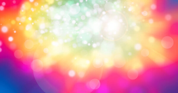 Background with bokeh and bright lights.
