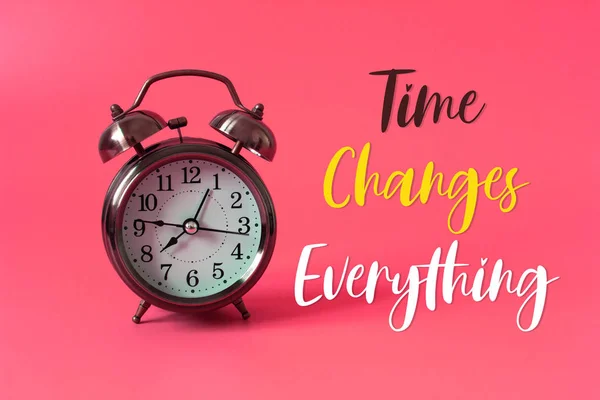 Tiempo Cambia Todo Concepto —  Fotos de Stock