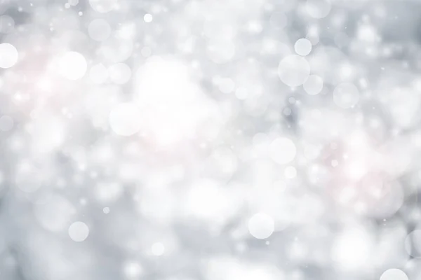 White Gray Blur Abstract Background Bokeh Christmas Blurred Beautiful Shiny — Zdjęcie stockowe