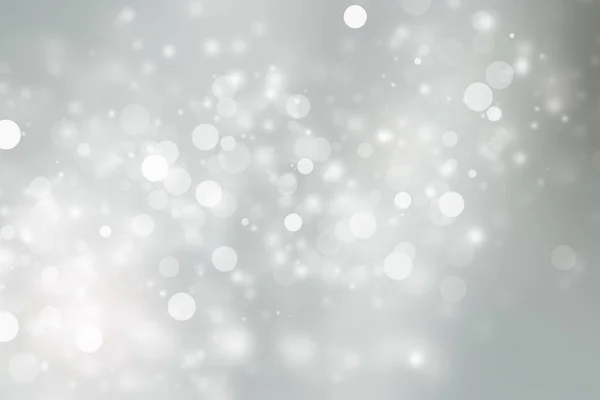 White Gray Blur Abstract Background Bokeh Christmas Blurred Beautiful Shiny — Stock fotografie