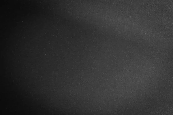 Fekete Papír Textúra Vagy Háttér Reflektorfényben Sötét Színű Fallal Háttér — Stock Fotó