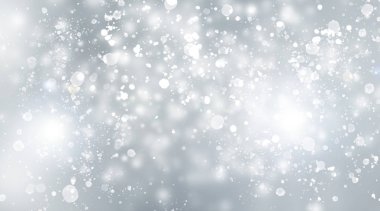 beyaz kar bulanıklığı soyut arka plan. Bokeh Noel bulanık güzel parlak Noel ışıkları