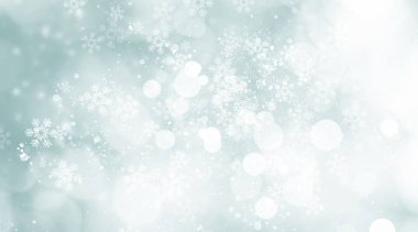 Kar taneleri ve karlı Noel arkaplanı