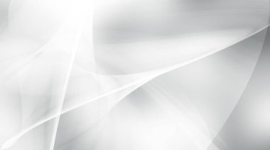 white abstract background with light waves