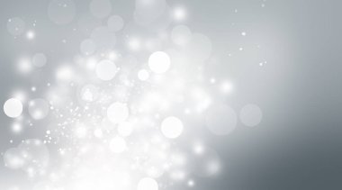 beyaz kar bulanıklığı soyut arka plan. Bokeh Noel bulanık güzel parlak Noel ışıkları