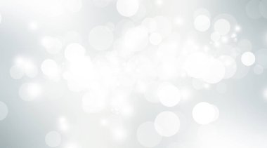 beyaz kar bulanıklığı soyut arka plan. Bokeh Noel bulanık güzel parlak Noel ışıkları