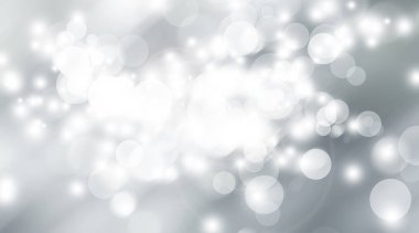 beyaz kar bulanıklığı soyut arka plan. Bokeh Noel bulanık güzel parlak Noel ışıkları