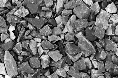 kaya yığınından küçük siyah Rock doku.