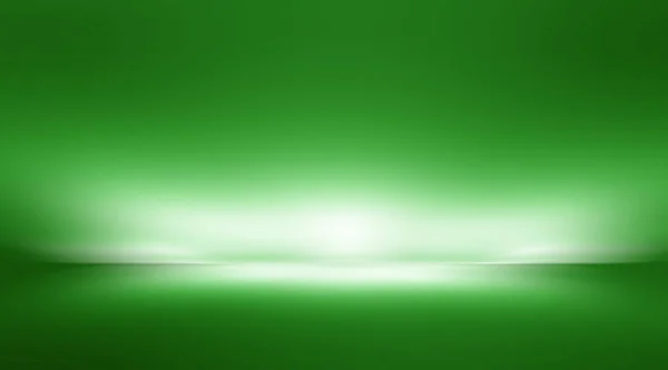 Зелений Фон Гладкі Лінії Яке Світло Розмивання Абстрактний Порожній Простір — стокове фото