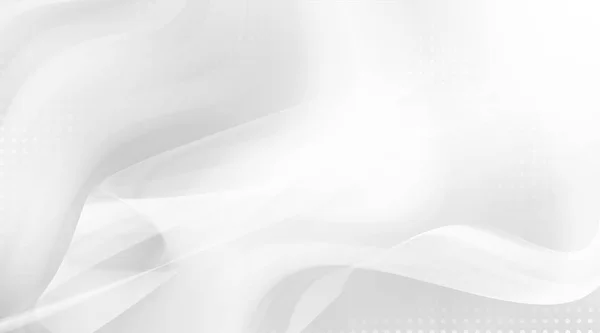 abstract white background with smooth waves
