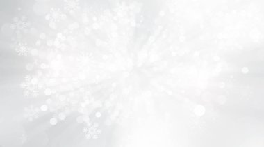 beyaz kar bulanıklığı soyut arka plan. Bokeh Noel bulanık güzel parlak Noel ışıkları