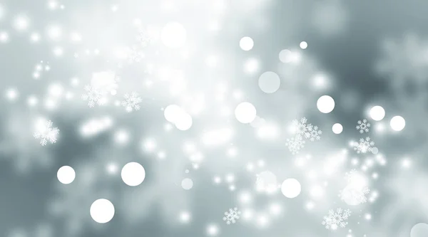 Christmas Background Snowflakes Winter Holiday Concept —  Fotos de Stock