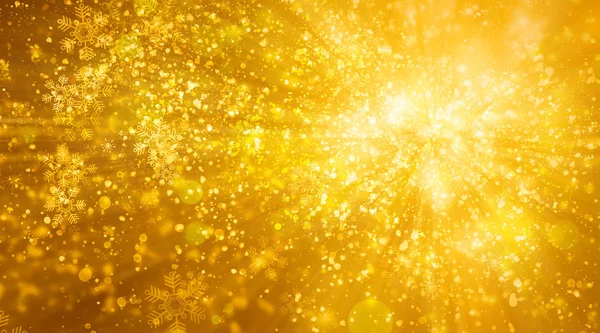 bokeh ve yıldız altın arka plan