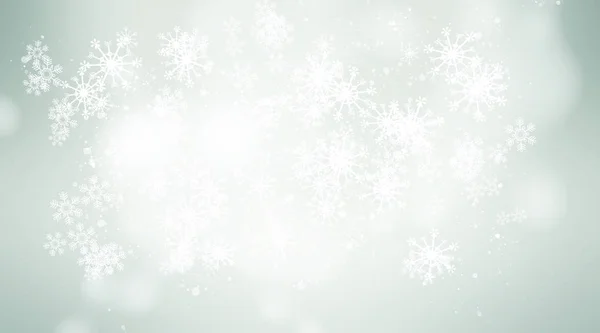 Blanc Neige Flou Fond Abstrait Bokeh Noël Brouillé Belles Lumières — Photo