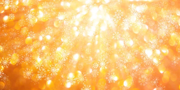 Weihnachten Schnee Bokeh Licht Hintergrund — Stockfoto