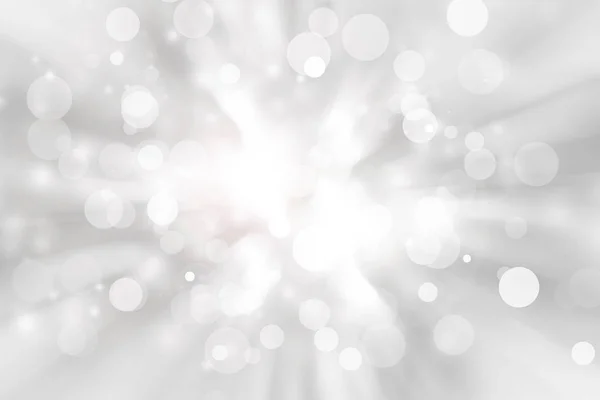 White Grey Snows Blurred Abstract Background Bokeh Christmas Blurred Beautiful — Stock Photo, Image