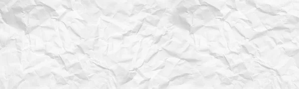 Geniş Panorama Buruşmuş Kağıt Doku Arka Planı Kağıt Kırıntıları Kırışıyor — Stok fotoğraf