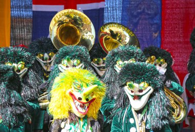 Schwaebisch Gmuend, Almanya - 23 Şubat 2019: Karnaval Musik Festivali