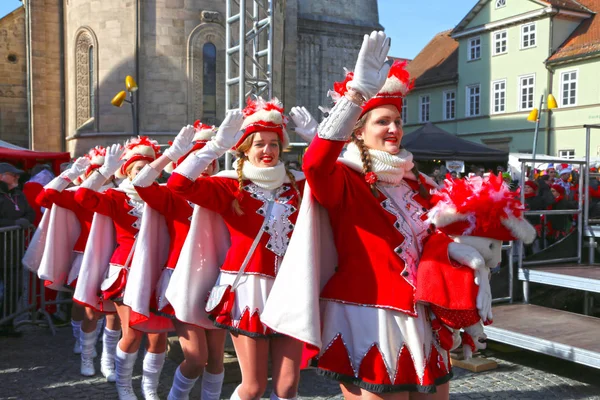 Schwaebisch Gmuend, Germany- February 23, 2019: Carnival Musik Festival — Stock Photo, Image