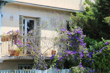 Nice, Fransa - 12 Haziran 2014: Şehir Merkezinde Yaz Günü.