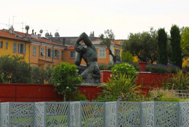 Nice, Fransa-Haziran 14, 2014: modern ve çağdaş Müzesi 