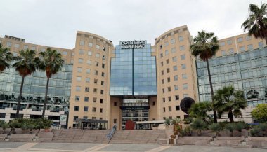 Nice, Fransa - 15 Haziran 2014: Porte de l'Arenas, Uluslararası B