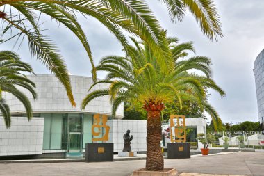 Nice, Fransa - 15 Haziran 2014: Museum of Asian Arts Nice, archite