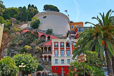 Nice Castle Hill parkı, Fransa.