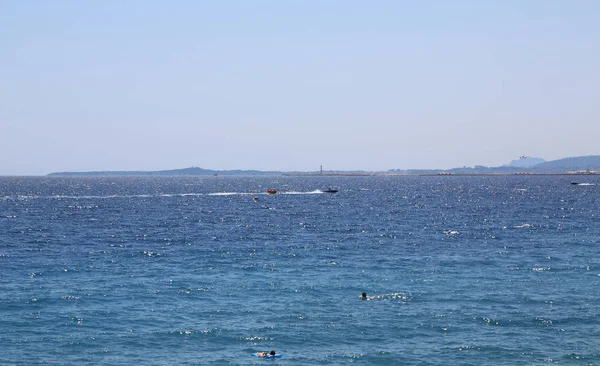 Sfondo con mare e onde — Foto Stock