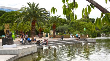 Nice, Fransa - 15 Haziran 2014: Parc Phoenix In Nice, Fransa.