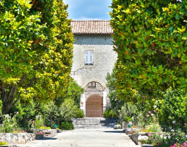 Nice, Fransa-19 Haziran 2014: Cimiez Manastırı Bahçesi