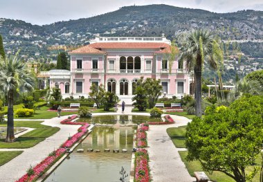 Nice, Fransa- 17 Haziran 2014: Villa Ephrussi de R iç