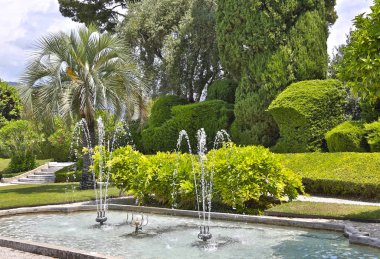 Nice, Fransa- 17 Haziran 2014: peyzaj bahçesi Villa Ephrussi de 