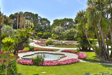 Nice, Fransa- 17 Haziran 2014: peyzaj bahçesi Villa Ephrussi de 