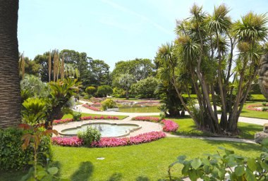 Nice, Fransa- 17 Haziran 2014: peyzaj bahçesi Villa Ephrussi de 