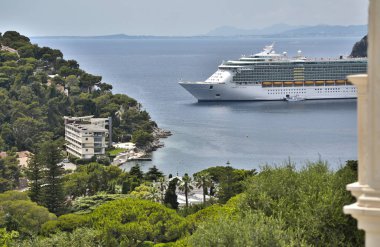 Nice, Fransa- 17 Haziran 2014: Villa E penceresinden görünümü