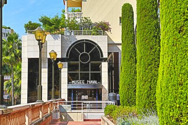 Fontvieille, Monako - 13 Haziran 2014: deniz müzesi 