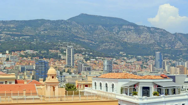 Монако, Монако - 13 июня 2014 г.: город Монако, вид с h — стоковое фото